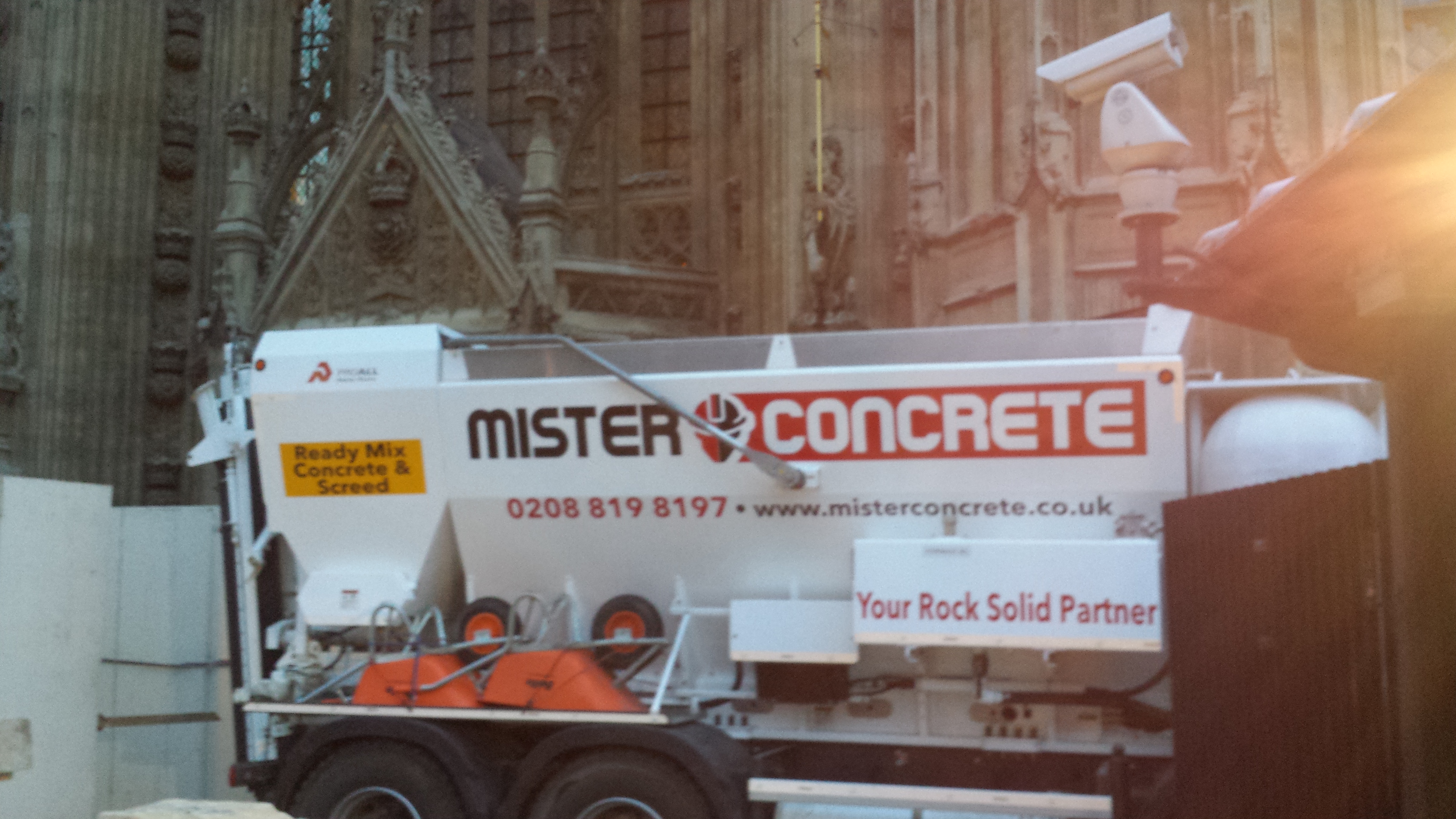 mister concrete, westminster, concrete truck